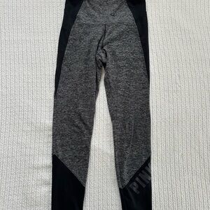 PINK Victoria's Secret Gray and Black Leggings